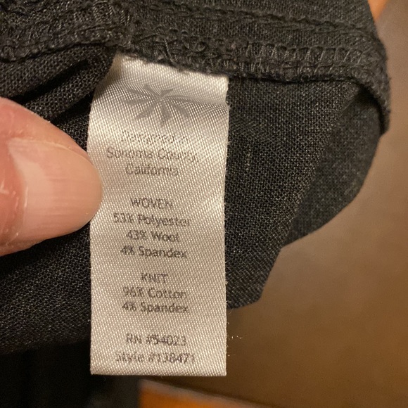 Athleta charcoal gray Wool blend joggers size 10 - Picture 7 of 12